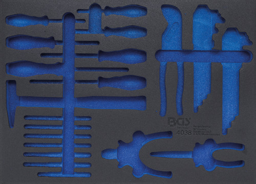 BGS Werkstattwageneinlage 3/3 | leer | für Art. 4038