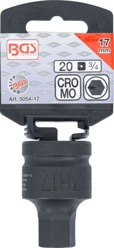BGS Kraft-Bit-Einsatz | Antrieb Innenvierkant 20 mm (3/4