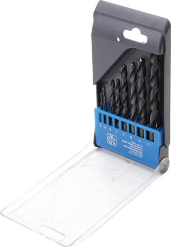 BGS HSS-Spiralbohrer-Satz | 3 - 10 mm | 8-tlg.