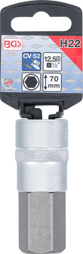 BGS Bit-Einsatz | Länge 70 mm | Antrieb Innenvierkant 12,5 mm (1/2