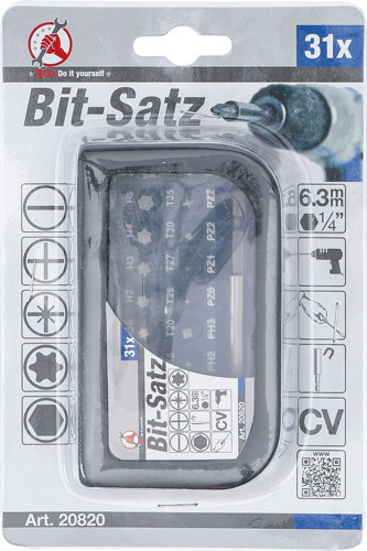 BGS Bit-Satz | Antrieb Außensechskant 6,3 mm (1/4