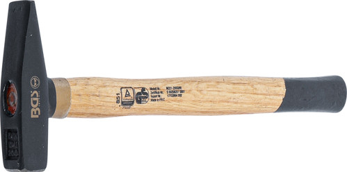 BGS Schlosserhammer | Holz-Stiel | DIN 1041 | 200 g