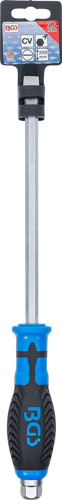 BGS Schraubendreher | mit Außensechskant | Schlitz 9,5 mm | Klingenlänge 200 mm