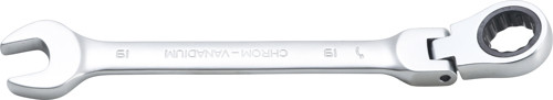 BGS Ratschenring-Maulschlüssel | abwinkelbar | SW 19 mm