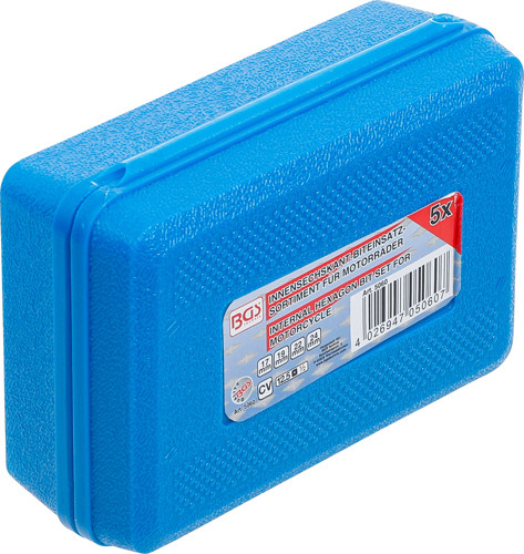 BGS Bit-Satz | für Motorräder | Innensechskant | 17 - 24 mm