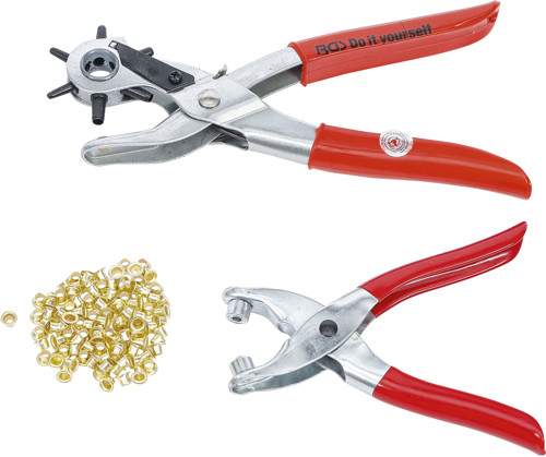 BGS Revolver-Lochzange und Ösenzange-Satz | 102-tlg.