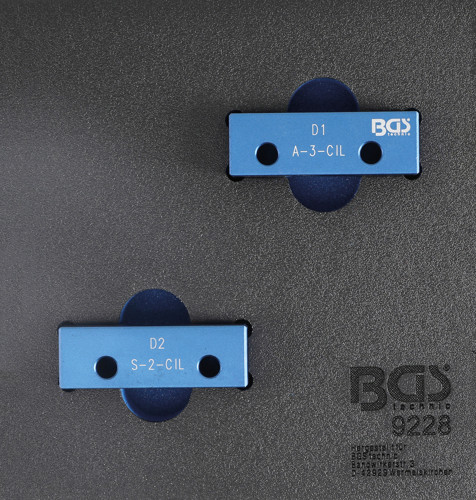 BGS Werkstattwageneinlage 1/6: Nockenwellen-Arretierwerkzeug-Satz | für Lancia 2.0 VIS 4 Zylinder