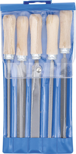 BGS Feilen-Satz | Holzheft | 150 mm | 5-tlg.