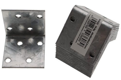 BGS Winkelverbinder | 40 x 40 x 40 mm | 10-tlg.