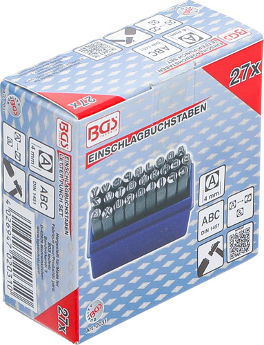 BGS Einschlagbuchstaben | 4 mm