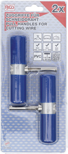 BGS Zuggriffe für Schneiddraht zum Ausglasen | 2-tlg.
