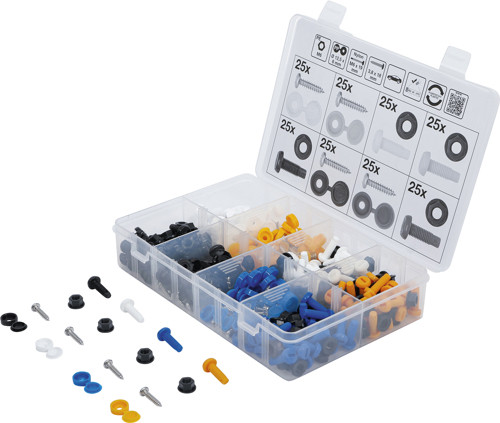 BGS Schrauben-, Muttern- und Abdeckkappen-Sortiment | 400-tlg.