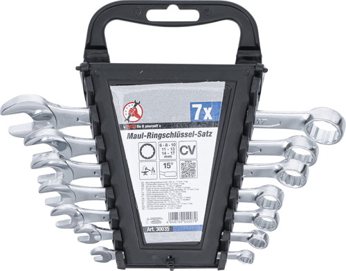 BGS Maul-Ringschlüssel-Satz | SW 6 - 17 mm | 7-tlg.