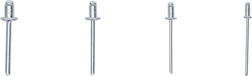 BGS Blindnieten-Sortiment | Aluminium | 2,4 - 4,8 mm | 400-tlg.