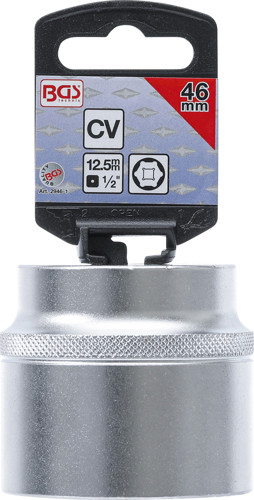 BGS Steckschlüssel-Einsatz Sechskant | Antrieb Innenvierkant 12,5 mm (1/2