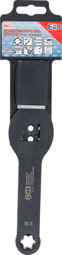 BGS Schlag-Ringschlüssel | E-Profil (für Torx) | mit 2 Schlagflächen | SW E18