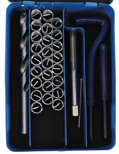 BGS Gewinde-Reparatursatz | M10 x 1,25 mm | 29-tlg.