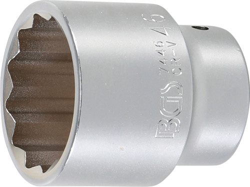 BGS Steckschlüssel-Einsatz Zwölfkant | Antrieb Innenvierkant 20 mm (3/4