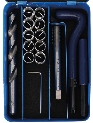 BGS Gewinde-Reparatursatz | M12 x 1,0 mm | 14-tlg.