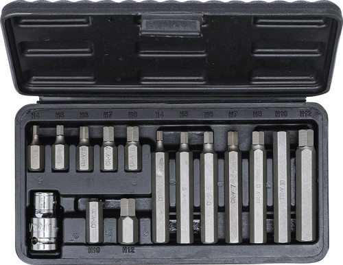 BGS Bit-Satz | Antrieb Außensechskant 10 mm (3/8