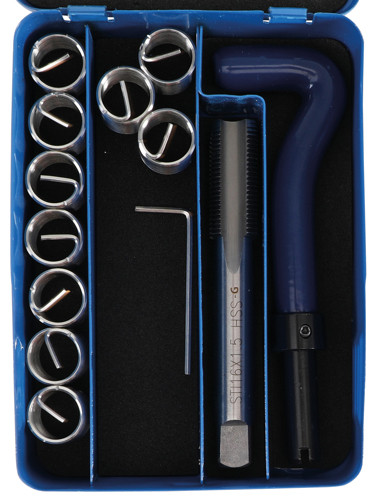 BGS Gewinde-Reparatursatz | M16 x 1,5 mm | 12-tlg.