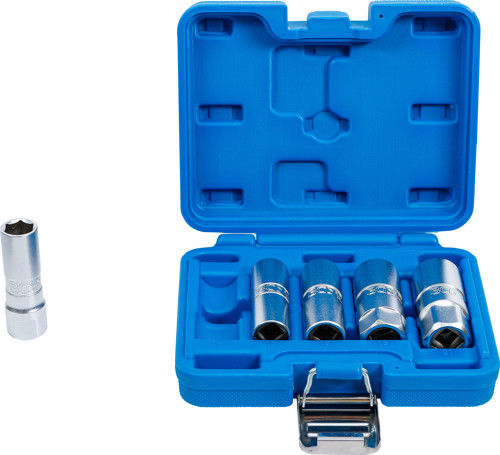 BGS Zündkerzen-Einsatz-Satz Sechskant | Antrieb Innenvierkant 12,5 mm (1/2
