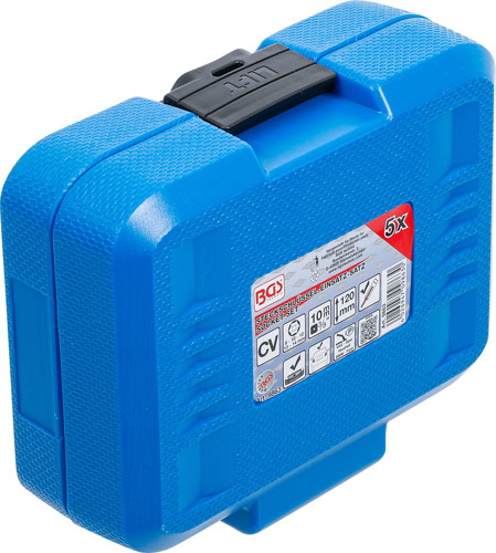 BGS Steckschlüssel-Einsatz-Satz, Sechskant, extra tief | Antrieb Innenvierkant 10 mm (3/8