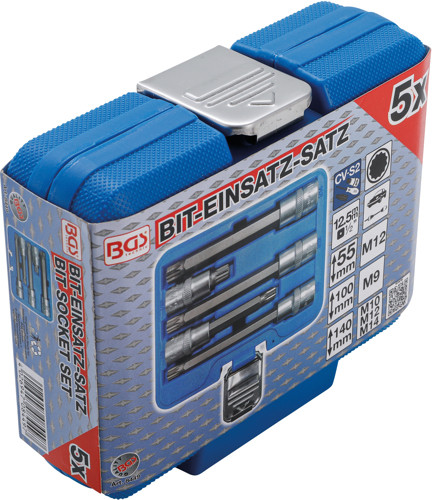 BGS Bit-Einsatz-Satz | Antrieb Innenvierkant 12,5 mm (1/2