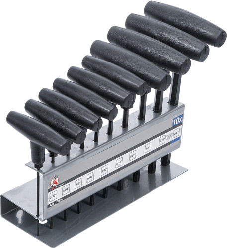 BGS Schraubendreher-Satz mit T-Griff | Zollmaße | Innensechskant 3/32