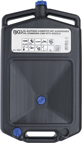 BGS Öl-Auffang-Kanister mit Ausgießer | 8 l