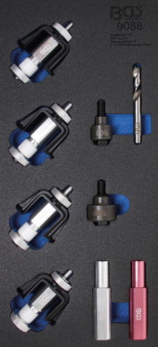 BGS Werkstattwageneinlage 1/3: Montagewerkzeug-Satz für Einparksensoren-Halter