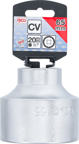 BGS Steckschlüssel-Einsatz Zwölfkant | Antrieb Innenvierkant 20 mm (3/4