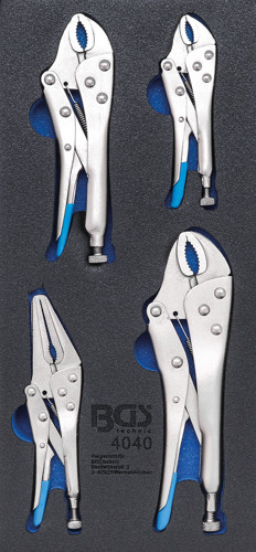 BGS Werkstattwageneinlage 1/3: Gripzangen | 4-tlg.