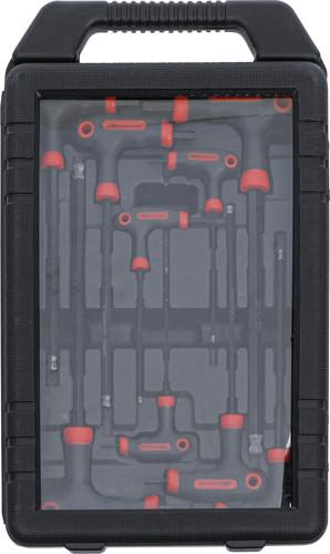 BGS Schraubendreher-Satz mit T-Griff und seitlicher Klinge | Innensechskant | 2 - 10 mm | 9-tlg.