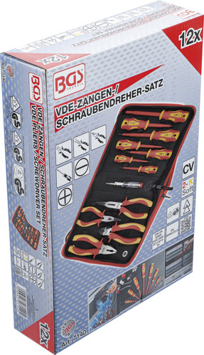 BGS VDE-Zangen- / Schraubendreher-Satz | 12-tlg.