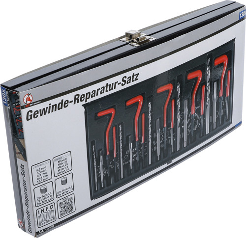 BGS Gewinde-Reparatur-Satz | M5 - M12 | 130-tlg.