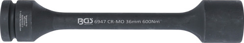 BGS Torsions-Kraft-Steckschlüssel-Einsatz Sechskant | Antrieb Innenvierkant 25 mm (1