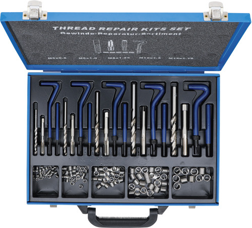 BGS Gewinde-Reparatursatz | M5 - M12 | 130-tlg.