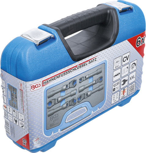 BGS Hahnenfußschlüssel-Satz | Antrieb Innenvierkant 12,5 mm (1/2