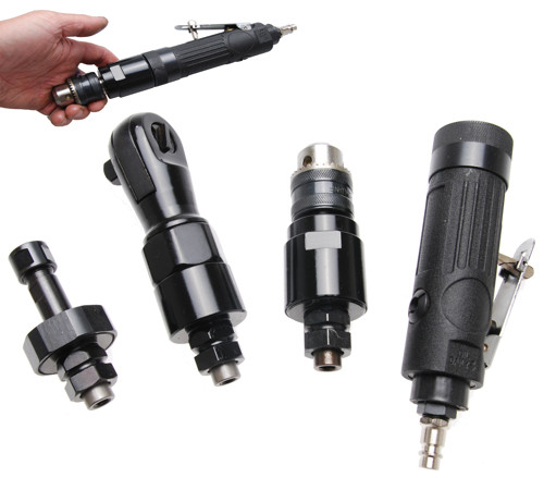 BGS Druckluft-Multiwerkzeug mit 3 auswechselbaren Arbeitsköpfen