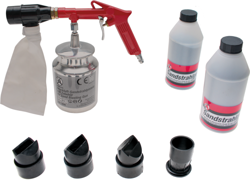 BGS 3650 Druckluft-Sandstrahlpistole inkl. Zubehör
