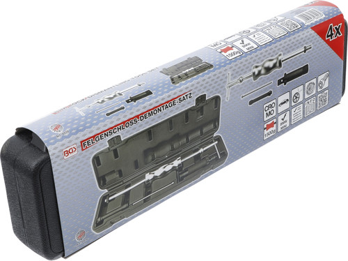 BGS Felgenschloss-Demontage-Satz | für BMW, MINI | 4-tlg.