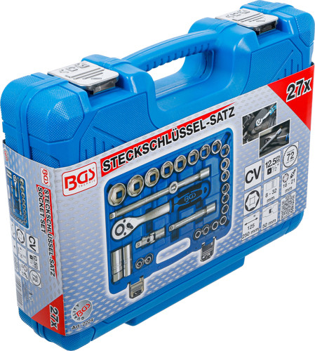 BGS Steckschlüssel-Satz | Antrieb 12,5 mm (1/2