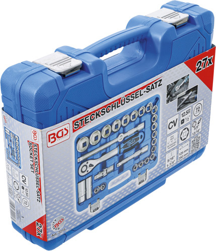 BGS Steckschlüssel-Satz | Antrieb 12,5 mm (1/2