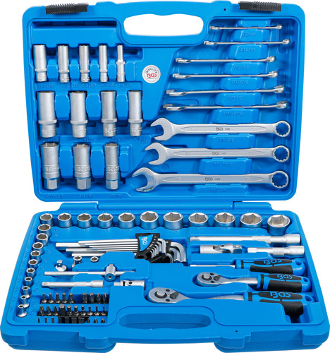 BGS Steckschlüssel-Satz Sechskant | Antrieb 6,3 mm (1/4