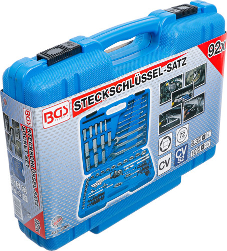 BGS Steckschlüssel-Satz Sechskant | Antrieb 6,3 mm (1/4