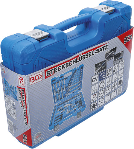 BGS Steckschlüssel-Satz Sechskant | Antrieb 6,3 mm (1/4