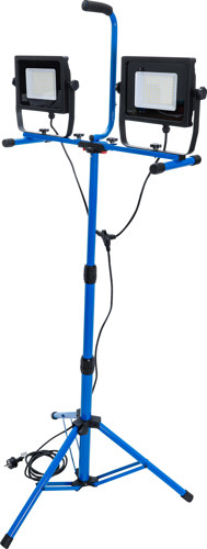 BGS Duo-SMD-LED-Arbeits-Strahler | mit Stativ | 2 x 70 W