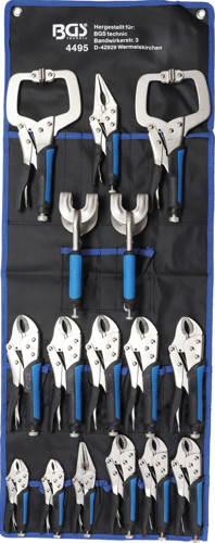 BGS Karosserie-Gripzangen-Satz | 16-tlg.