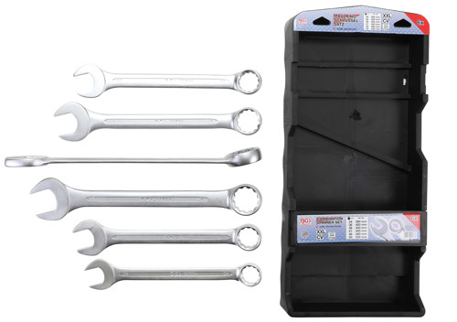 BGS Maul-Ringschlüssel-Satz | extra lang | SW 34 - 50 mm | 6-tlg.